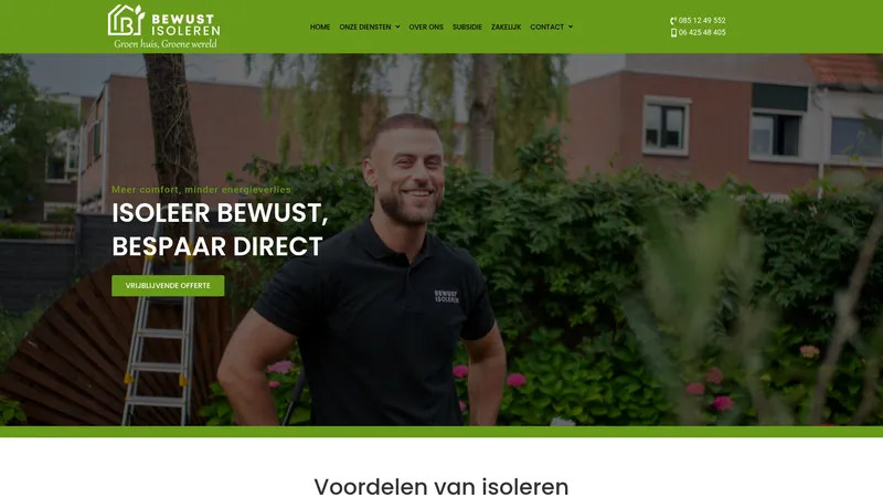 Website van Bewust Isoleren