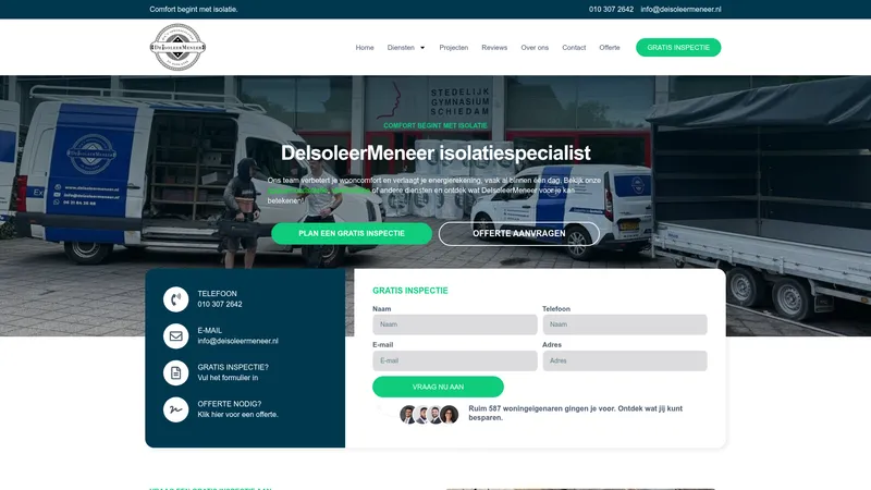Website van DeIsoleerMeneer