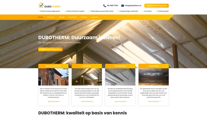 Website van DUBOTHERM