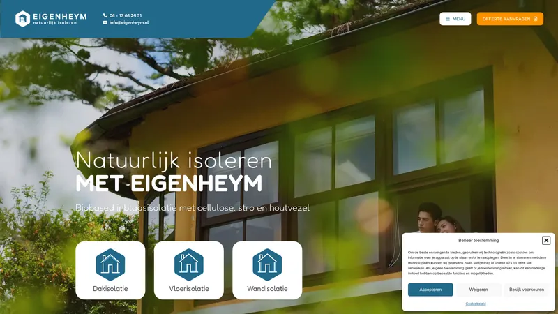 Website van Eigenheym
