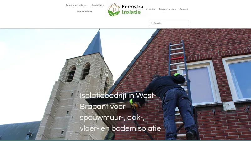Website van Feenstra Isolatie