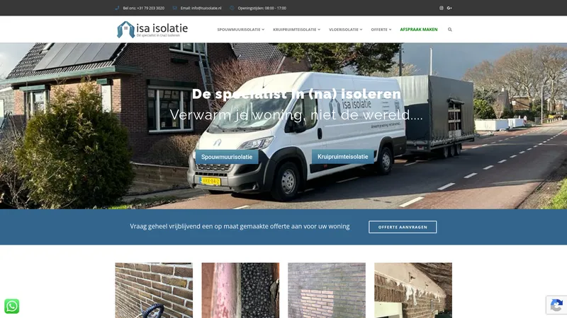 Website van isa isolatie