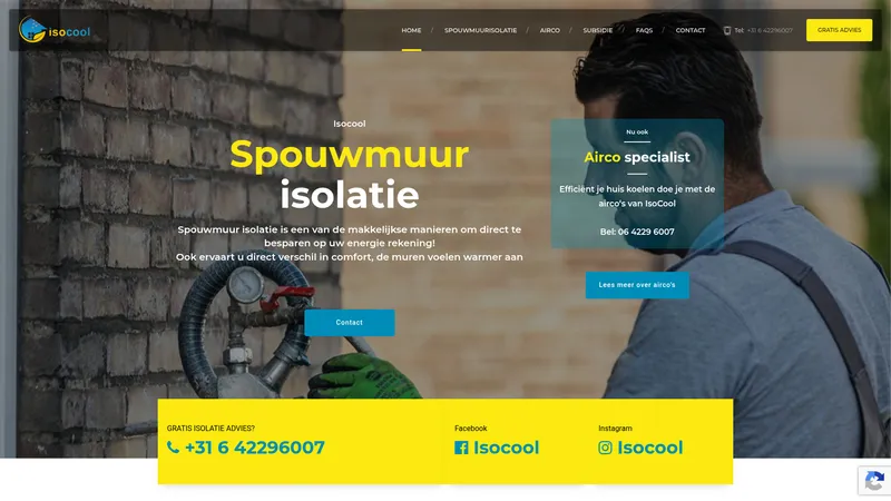 Website van Isocool