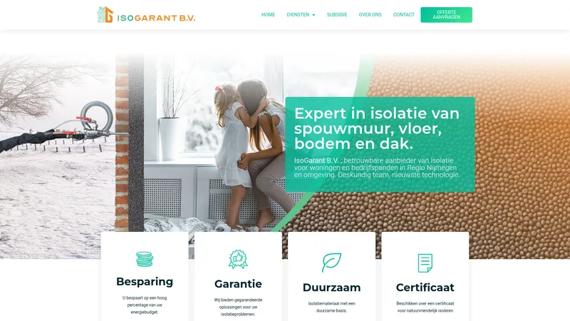 Website van IsoGarant BV
