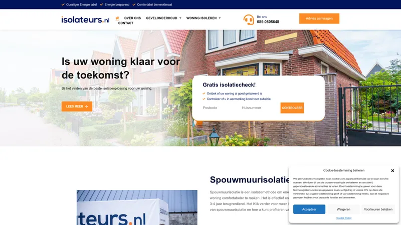 Website van Isolateurs