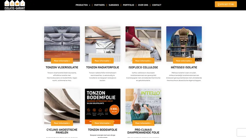 Website van Isolatie-Garant