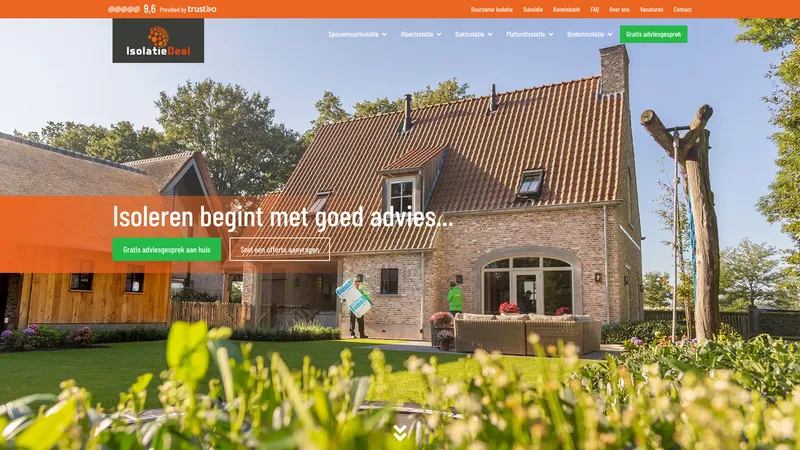 Website van IsolatieDeal