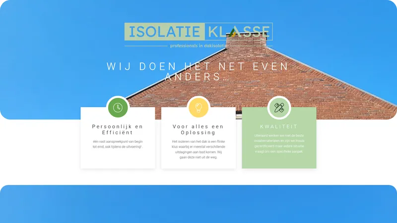 Website van Isolatieklasse