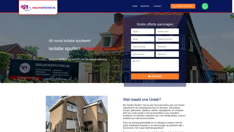 Website van Isolatiespuiten