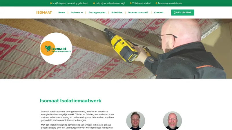 Website van Isomaat