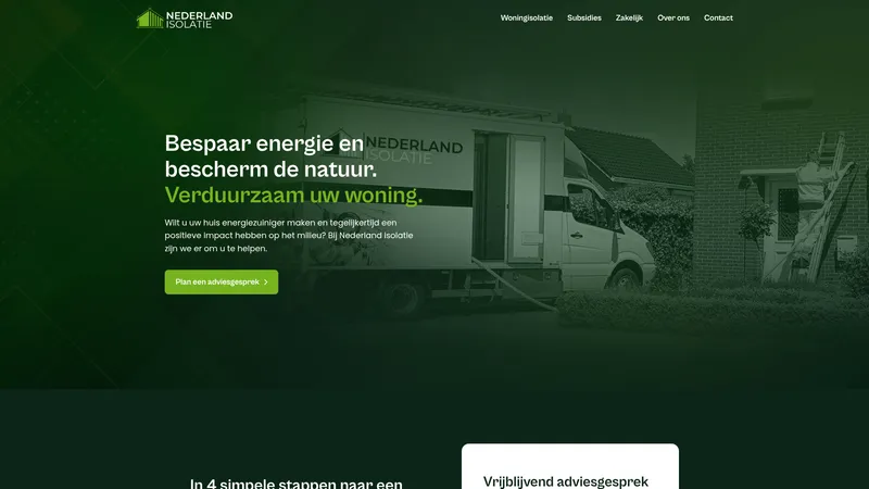 Website van Nederland-isolatie B.v.