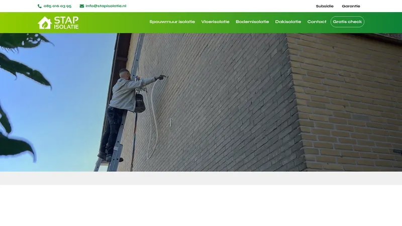 Website van Stapisolatie